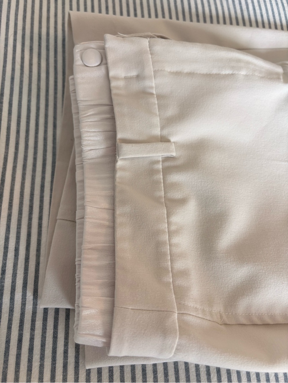 Women’s Italian Cream Dress Pants - Classic Straight Fit